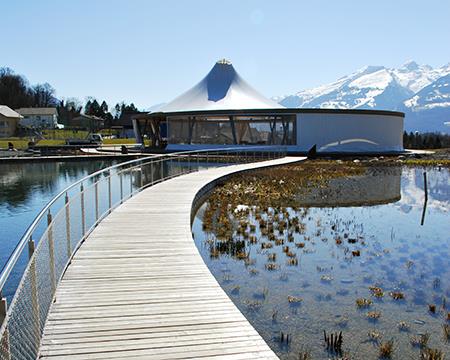 Pavillon in Gamprin, Lichtenstein