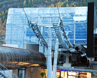 Gaislachkoglbahn - die Talstation.