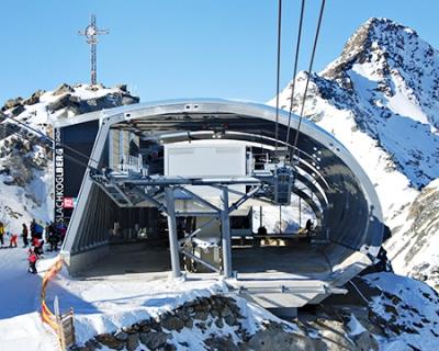 Cable car top station 'Gaislachkoglbahn‘