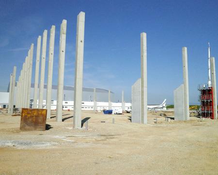 Flugzeug-Hangar